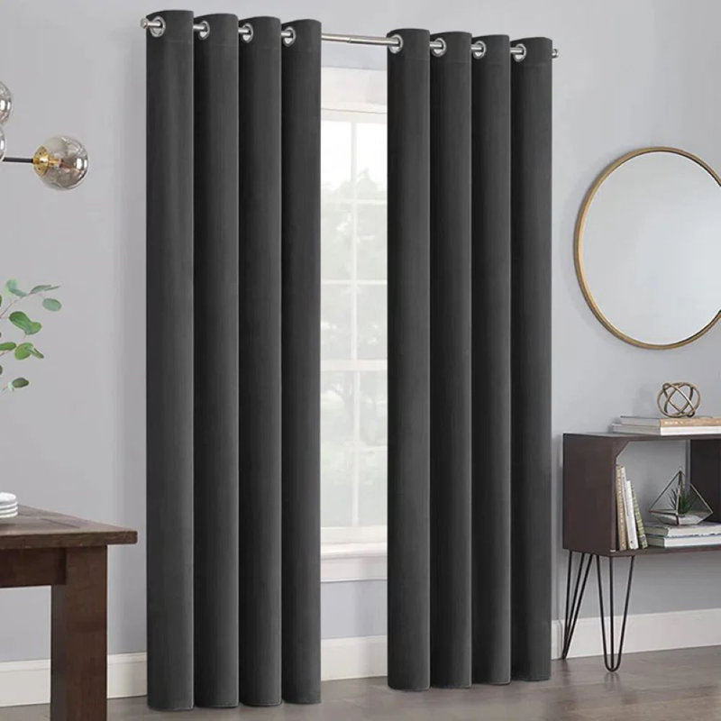 Velvet Room Darkening Curtain Pair