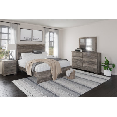 Belachime Panel Bed, Dresser, Mirror, and Nightstand by Red Barrel Studio