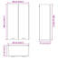 Vidaxl Hanging Cabinet Riga White 60 X 31 X 100 Cm Engineered Wood-121217519-121217513