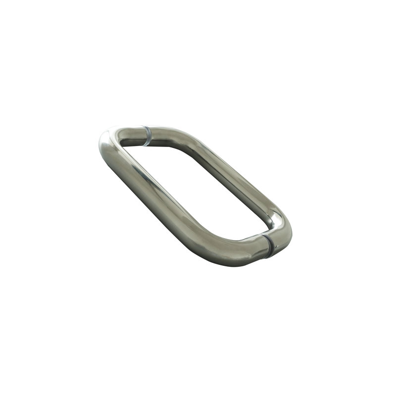 Shower Door Handle, Polished Steel