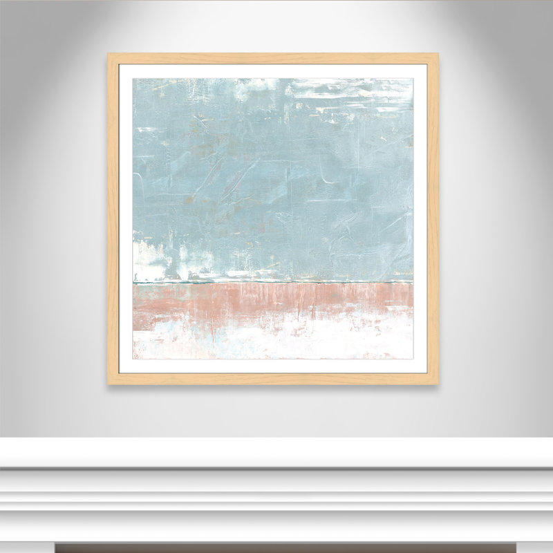 Foundation  Print by Denise Brown, Natural Framed, 42.5" H x 42.5" W