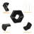5 Piece Hexagon Floating Shelf
