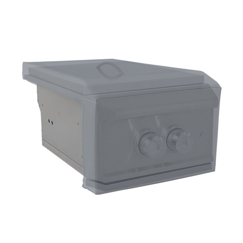 Blue Elephant Grill Cover, Grey, 45.7cm H x 83.8cm W x 50.8cm D