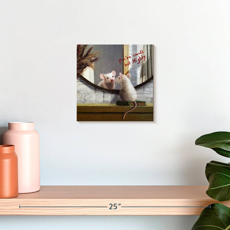 Brampt Mighty Mouse, 10" H x 10" W