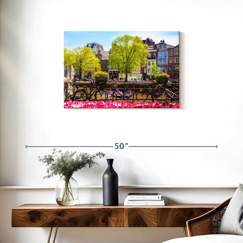 Sireci Amsterdam Bridge Scenery, 20" H x 30" W
