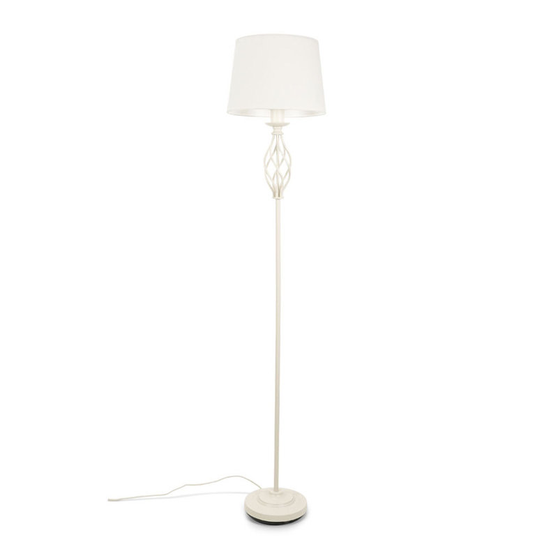 Angelyse 151.5cm Traditional Floor Lamp, Cream