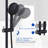 All‑In‑One Shower System Kit-Wall Mounted Shower Faucet System with Rainfall Shower Head & 4‑Function Handheld