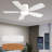 42 inch Low Profile Ceiling Fan with Light and Remote Control-1337375385-1337375386