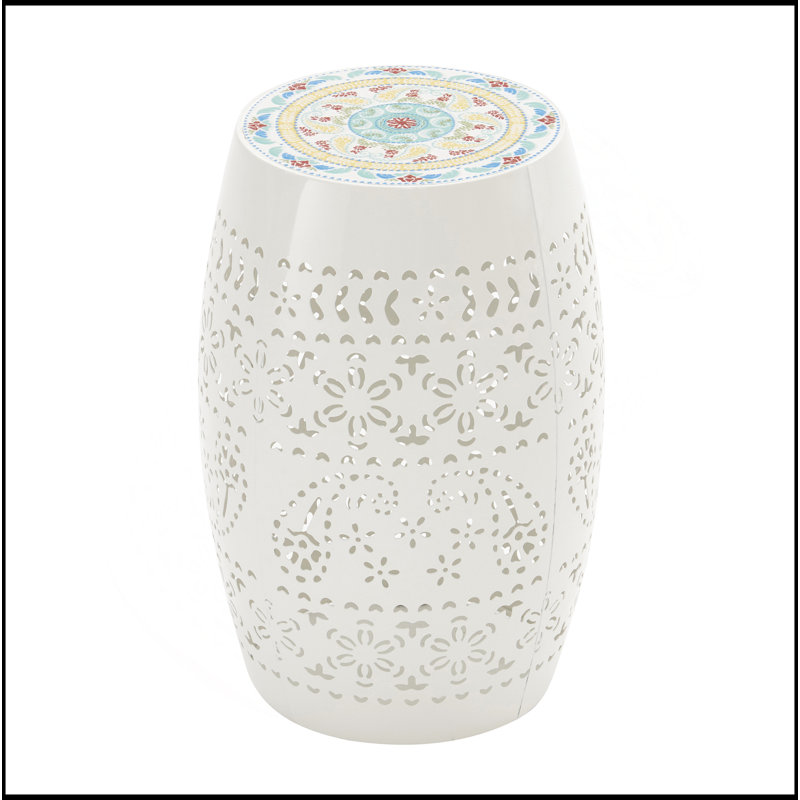RUBY12" SIDE TABLE, White