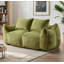 75.2" Giant Bean Bag Couch For Adults - Ultra Soft Rabbit Fabric With Pillows, No Assembly Required​-669773288