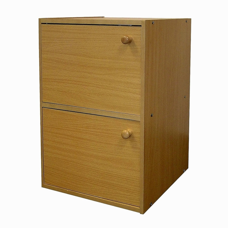 Bibliothèque 24 "à 2 niveaux avec tablettes