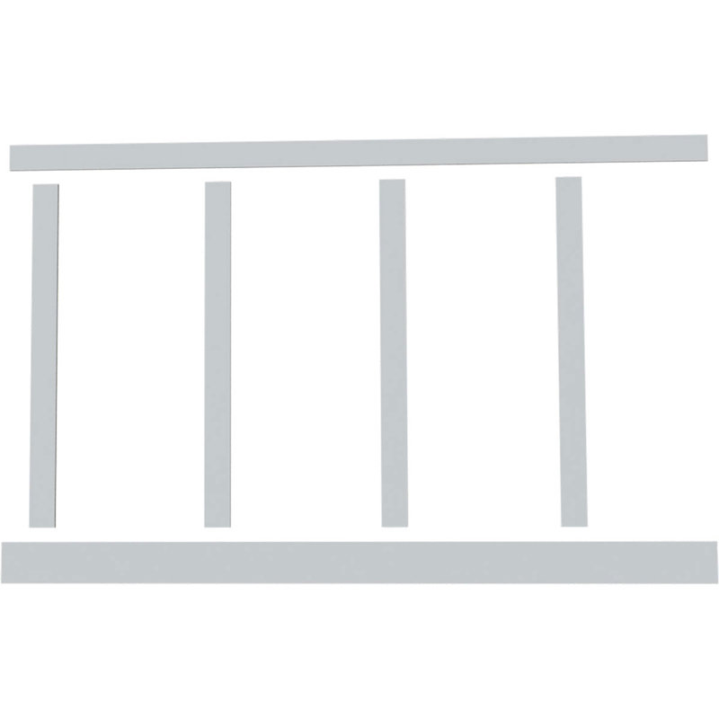 Ensemble de lambris Classic Shaker, 56 po, Large panneau réglable de 20 po