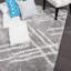 Tapis gris à motif géométrique Arlie-32701710