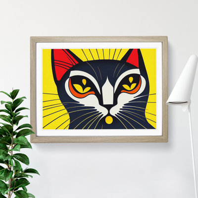 Cat Deco Vol.1 Abstract - Single Picture Frame Print