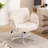 Cross-Legged Home Office Chair with Flip-up Armrests, 2 Side Pockets-1327270904