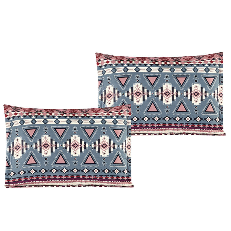  Ensemble d'édredon en microfibre multicolore 7 pièces, Édredon pour très grand lit + 2 très grandes ta