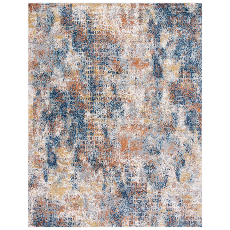 Banegas Performance Abstract Rug, Rectangle 9' x 12'
