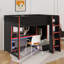 Lit mezzanine en bois intégré à un espace de travail intégré-1522702464