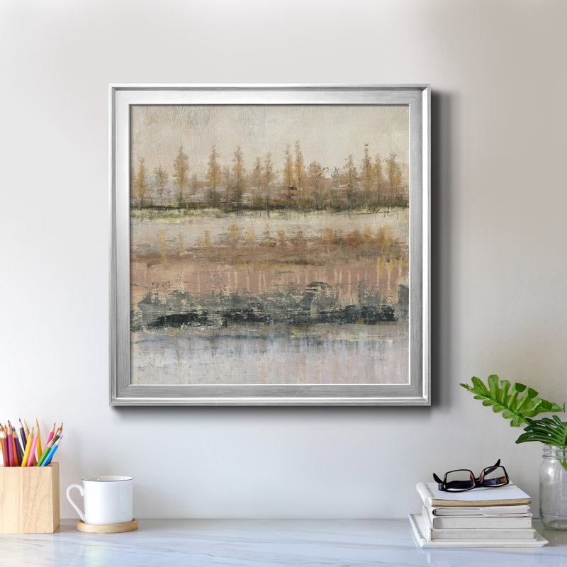«What Lies Beneath II», reproduction encadrée de qualité supérieure - prête à être accrochée, Toile avec cadre argenté