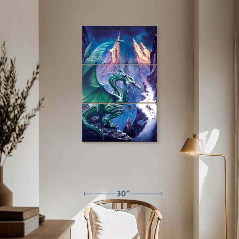 Kelan Dragon Of The North, 57" H x 36" W