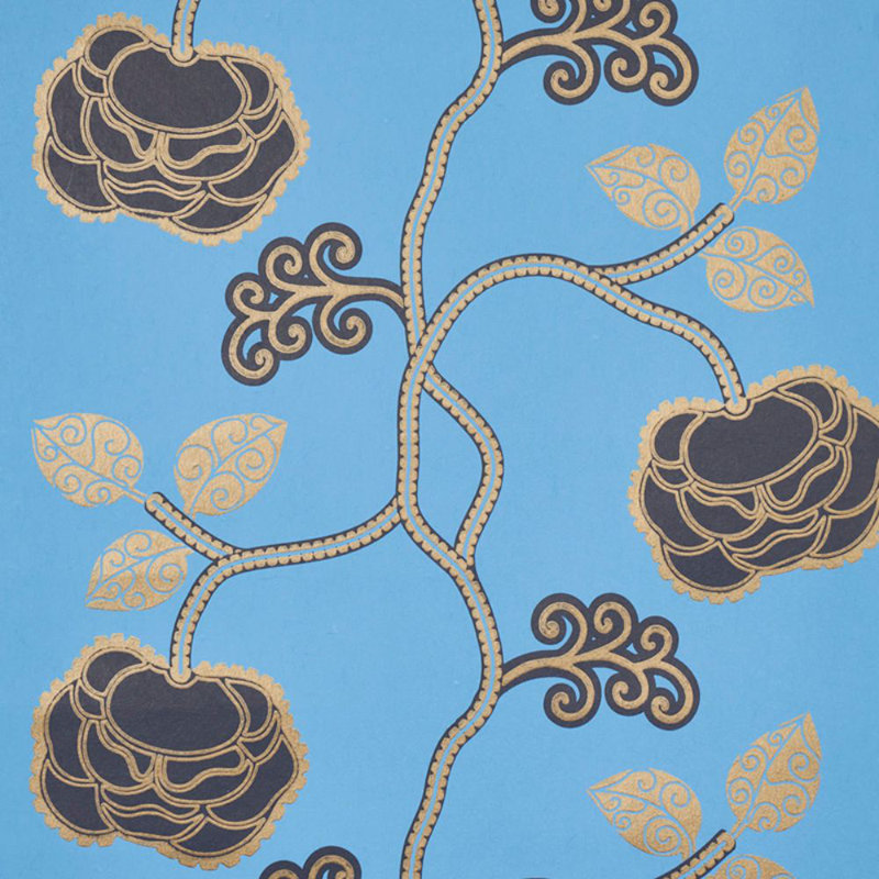 Papier peint Schumacher x Neisha Crosland, Lapis