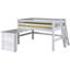 Lit mezzanine simple avec bibliothèque Aditya-1354840602