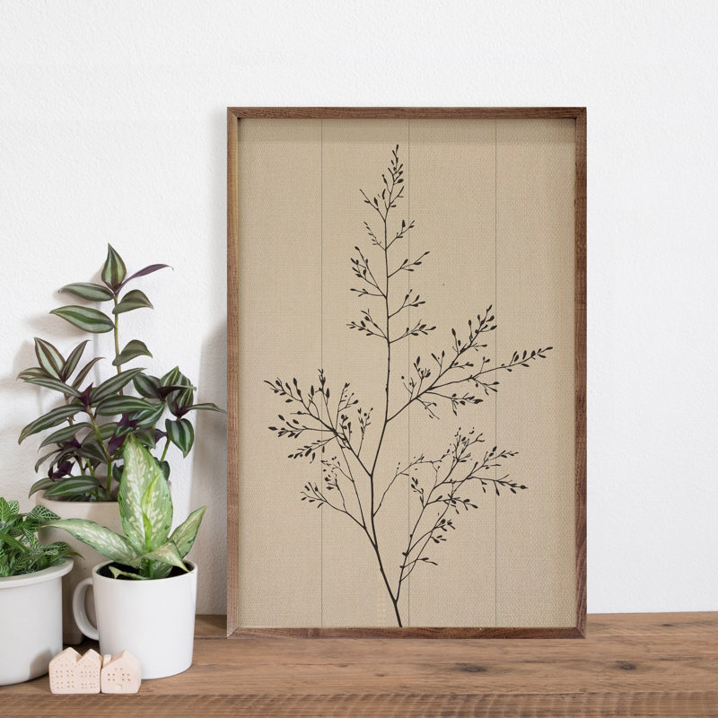 Single Branch, 24" H x 16" W