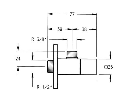 Shirl Single Exposed Shower Valve