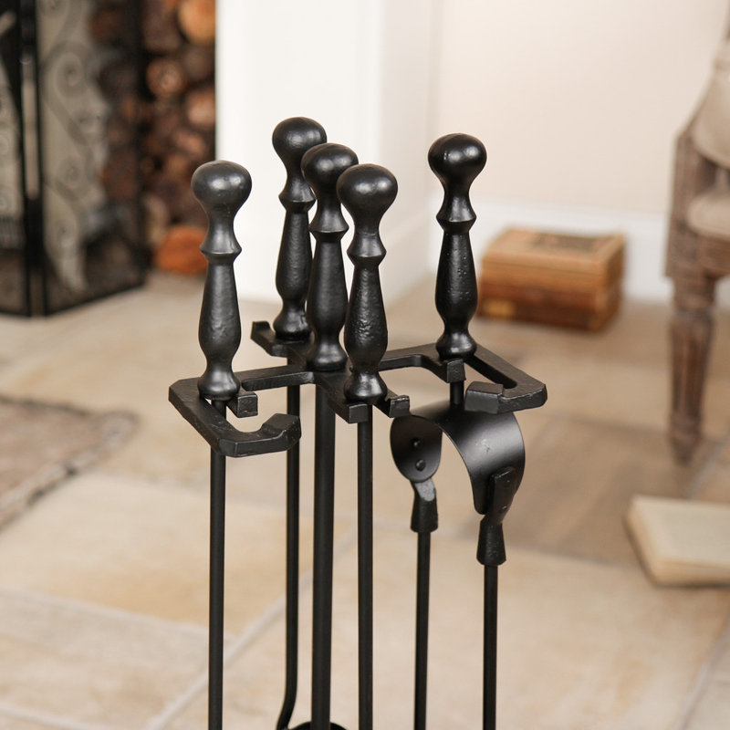 Iron Fireplace Tool Set