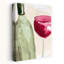 Red Wine Abstract Abstract Classic Elegant Wall Art Print by Karen Menzenbach - Wrapped Canvas Print-97277092