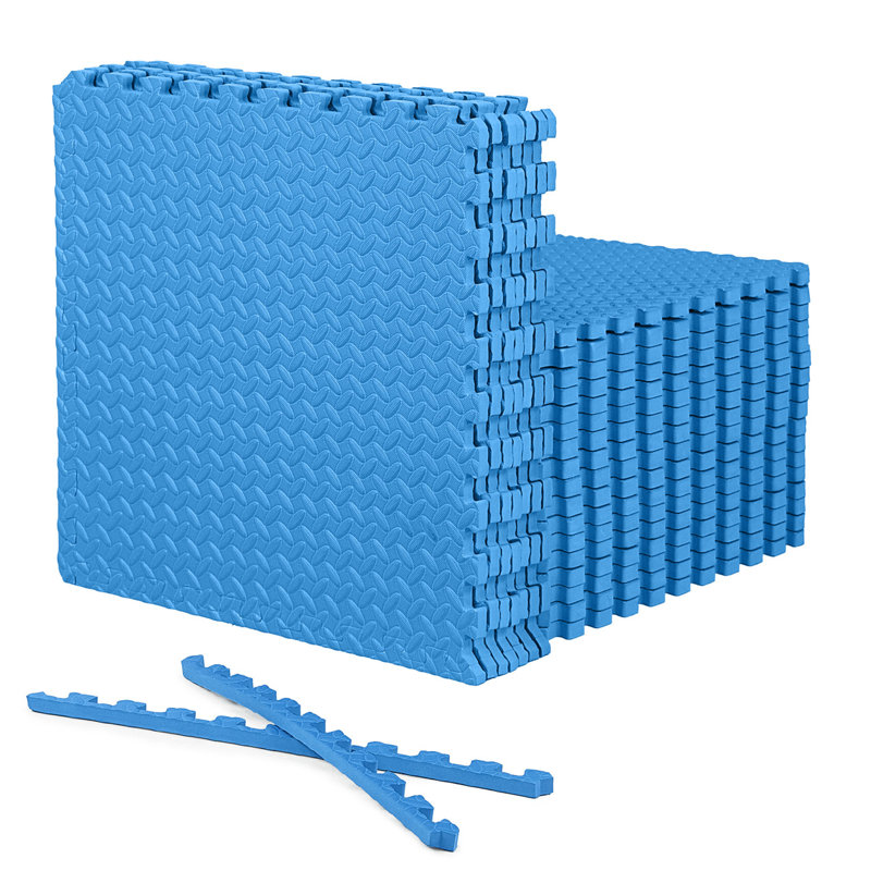 Tapis d'exercice CAP à emboîtement en mousse, diamant 96 pieds carrés, TATAMI, carreaux en T de 3/4 po d'épaisseur