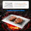 Poêle grill universelle en acier inoxydable
