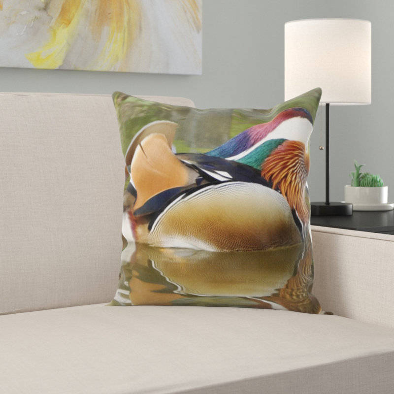 Microsuede Throw Pillow