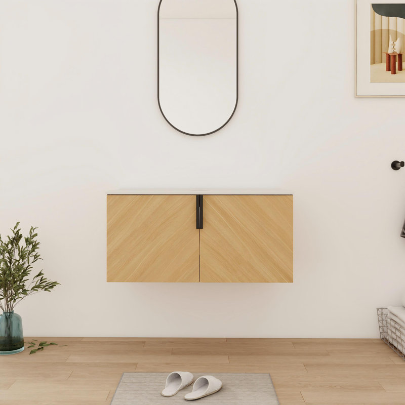 36" Wall-Mounted Bathroom Vanity  Base