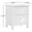 Table de chevet 2 tiroirs Rielyn-68155256