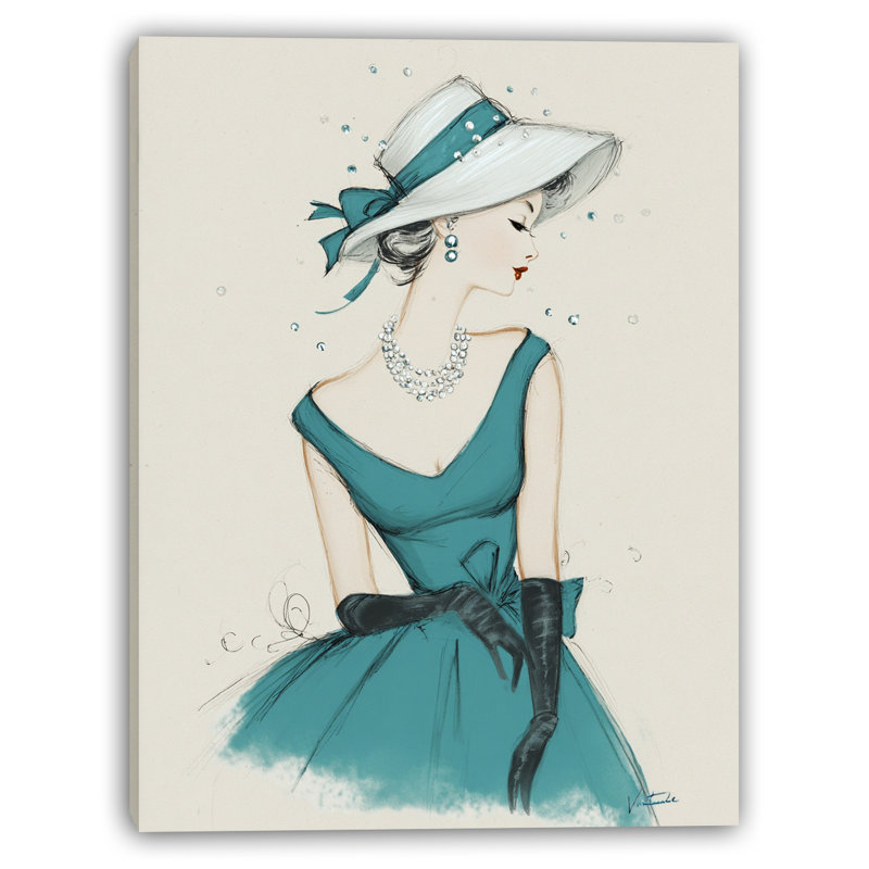 «Elegant Grace», art mural sur toile tendue