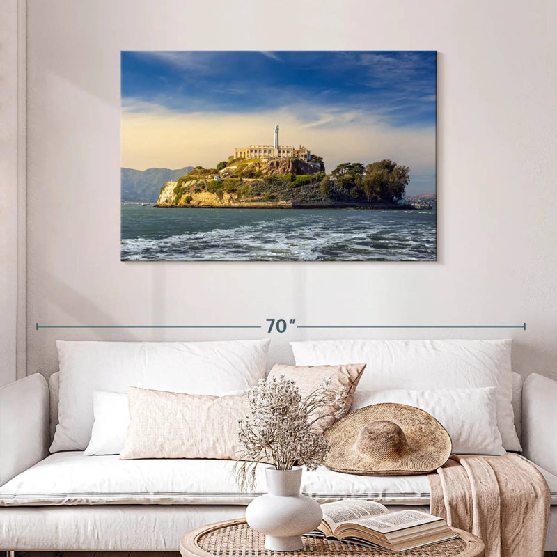 L'île d'Alcatraz, H 30 po x l 45 po