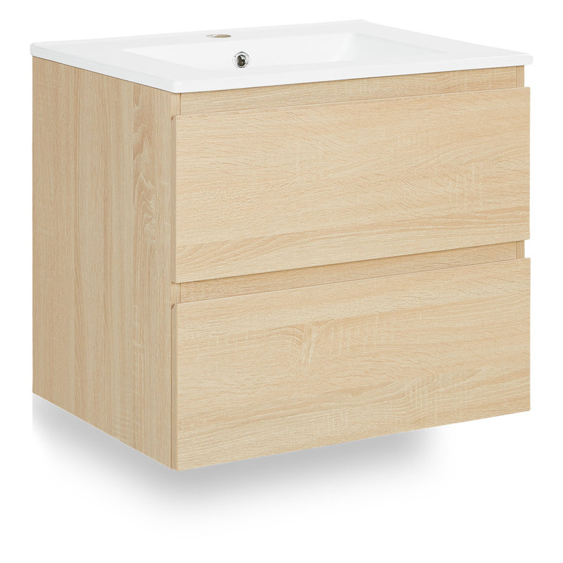 Amogh 610mm Wall Mounted Single Vanity