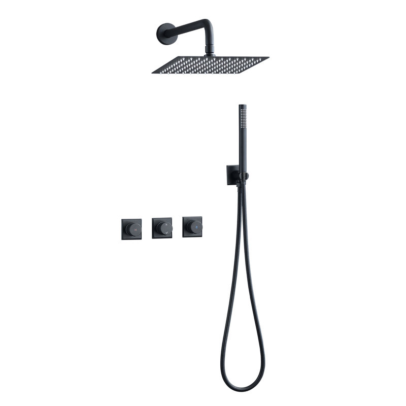Système de douche complet avec valve brute