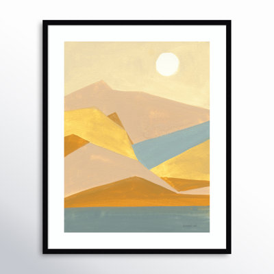Retro Abstract I Southwest Mountains Print