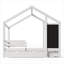 Lit maison avec tableau noir et tiroirs-1515278897