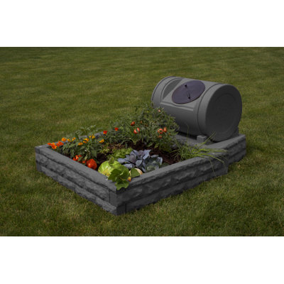 Garden Wizard 4 ft x 4 ft Plastic Raised Garden Bed -  Good Ideas, GW-RBGH-DAR