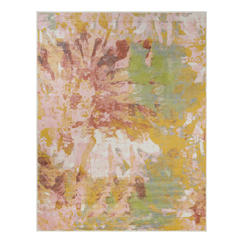 Unique Loom Flower Whimsy Kids Rug, Rectangle 7'10" x 10'