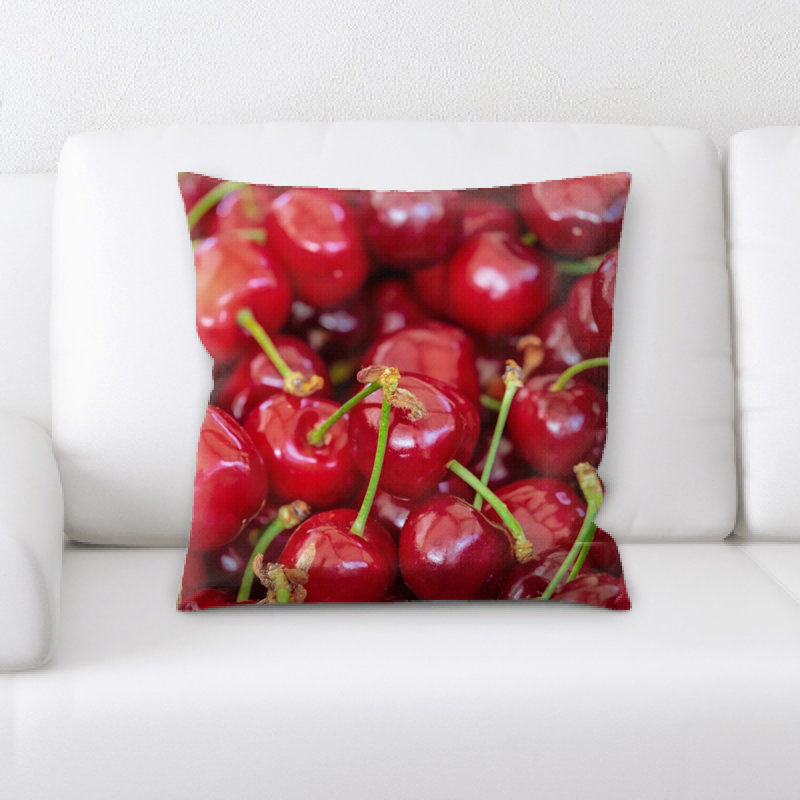 Coussin en cerises