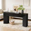 Table d'appoint élégante, canapé en bois, console de style moderne