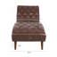 Chaise longue rembourrée avec motif de traîneau-1211980099