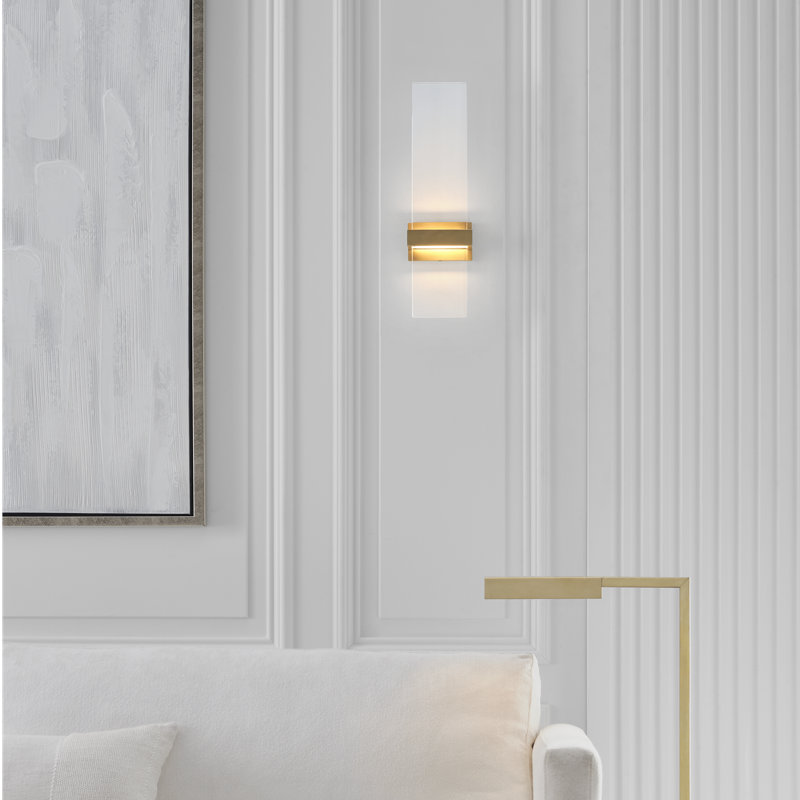 Flyta 1 - Light LED Flush Mounted Sconce, Clear