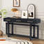 Console en bois massif 57 po Nerene-108593664