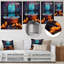Relaxing Bathroom Candles - Art mural en métal pour salle de bain-101154112