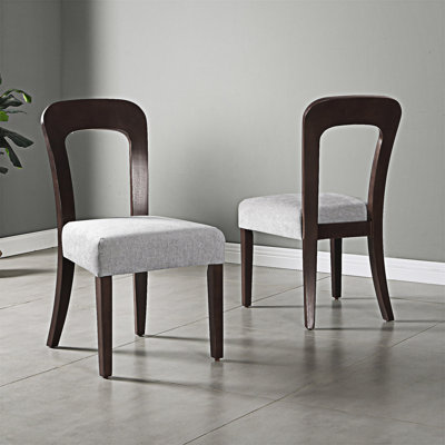 Ensemble de 2 chaises d'appoint en bois